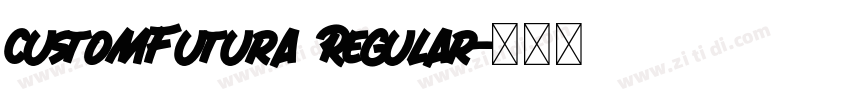 customFutura Regular字体转换